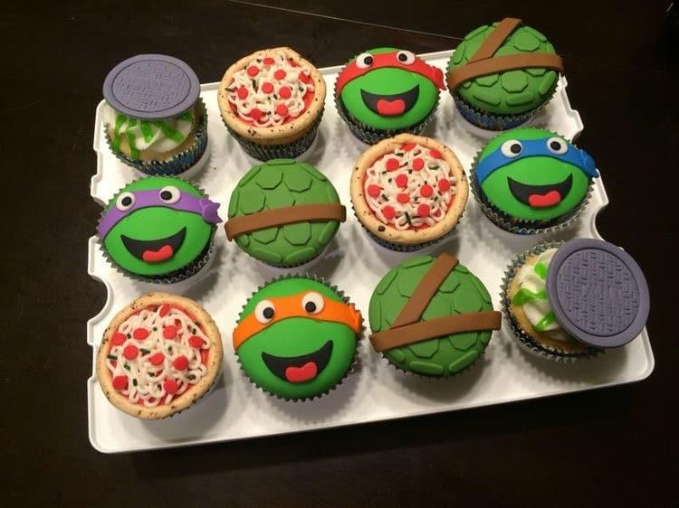TMNT (Inspired) Cupcakes - Grandparents Day!