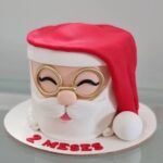 Santas Cute Little Face Cake
