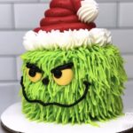 Kids Camp- Grinch Santa Cake