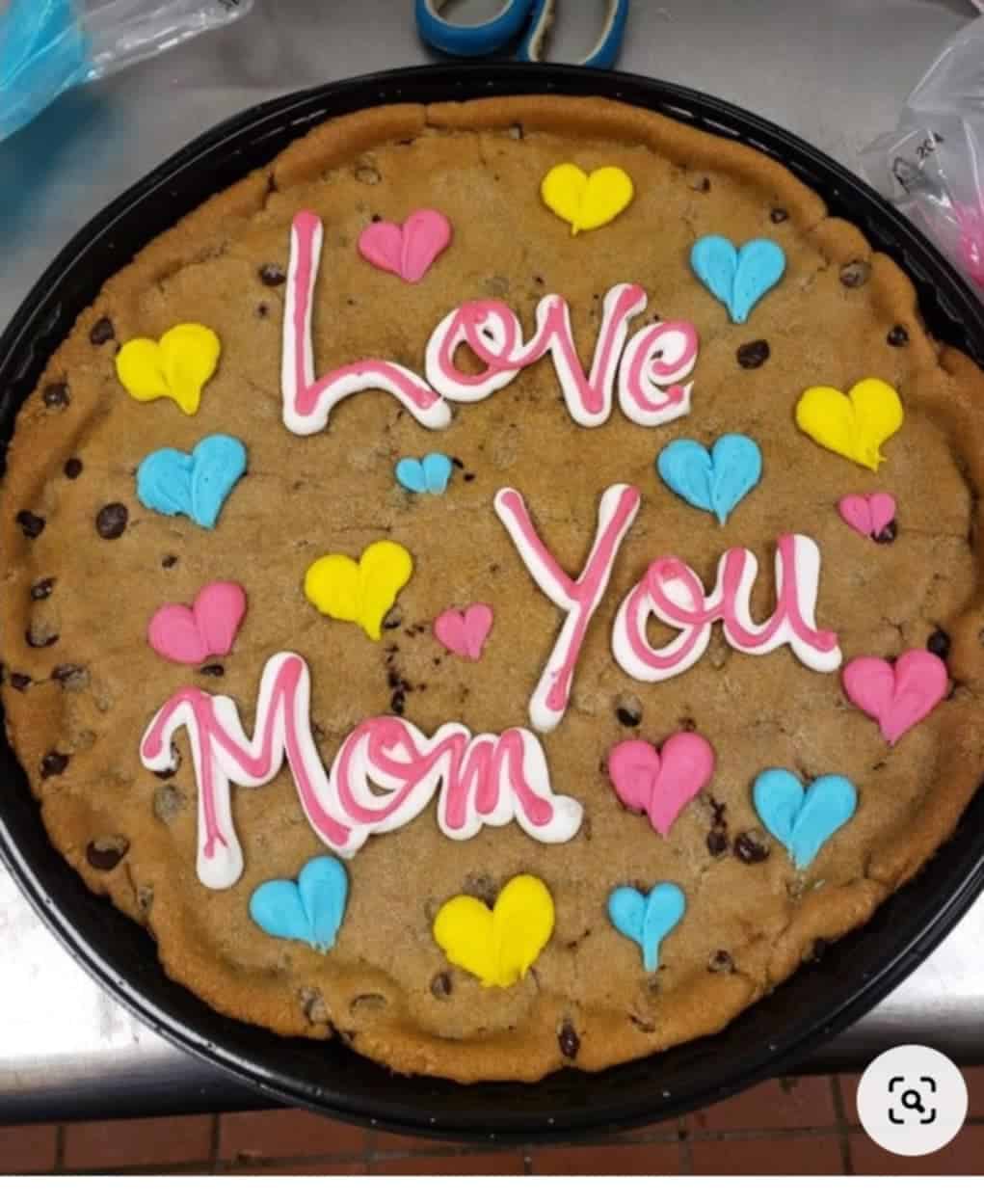 mothers day cookie cake