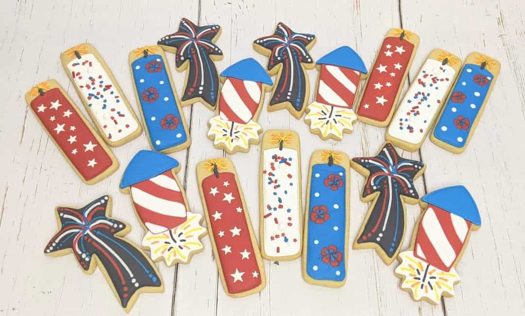 4th of july cookies