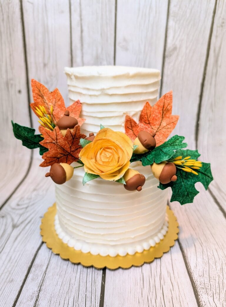 fall tiered cake fall tiered cake