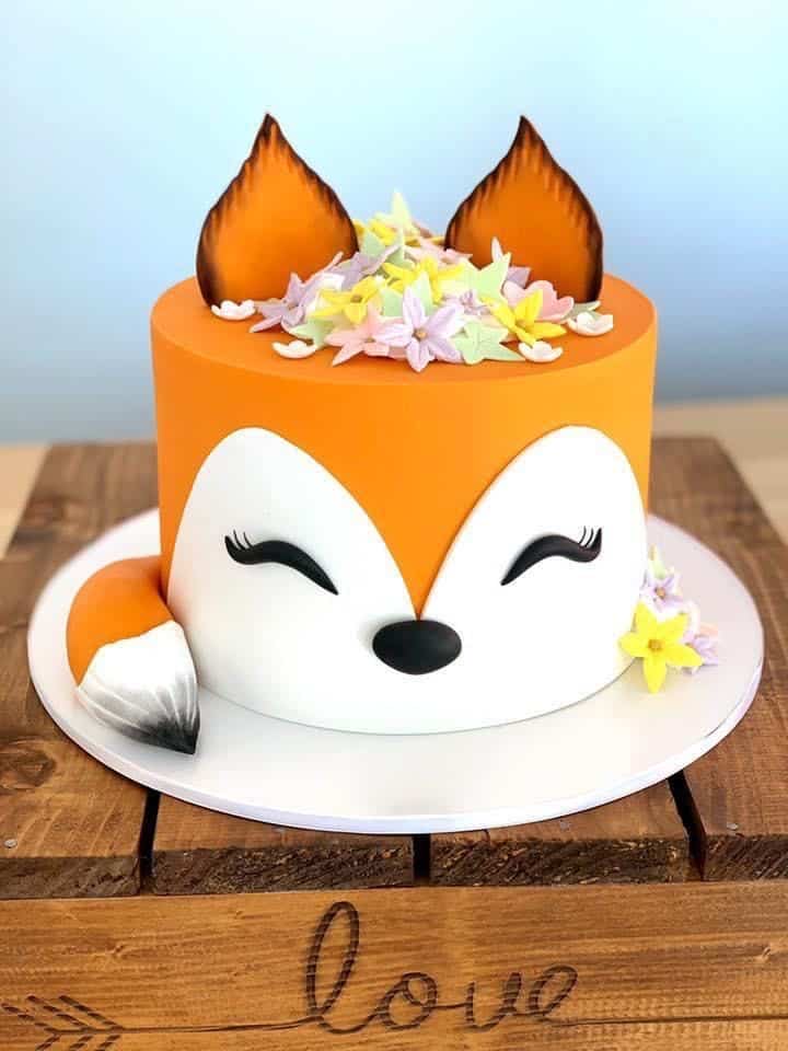 family day fall fox cake family day fall fox cake