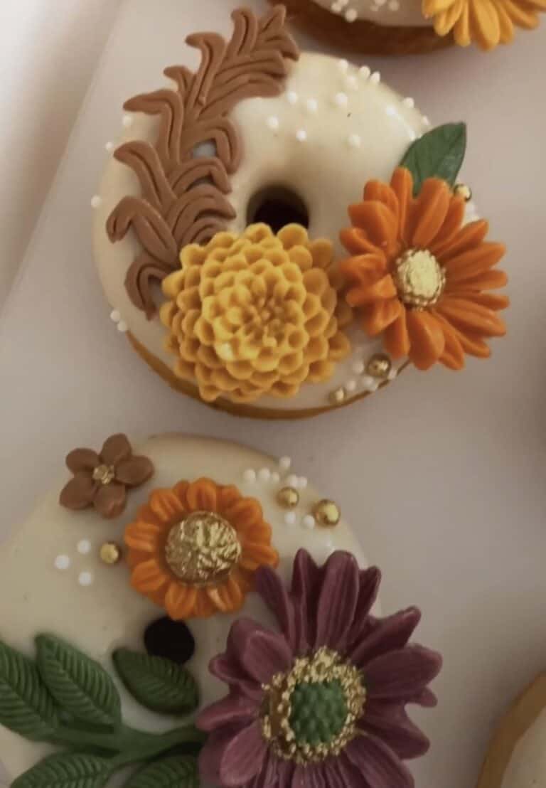 floral donuts floral donuts