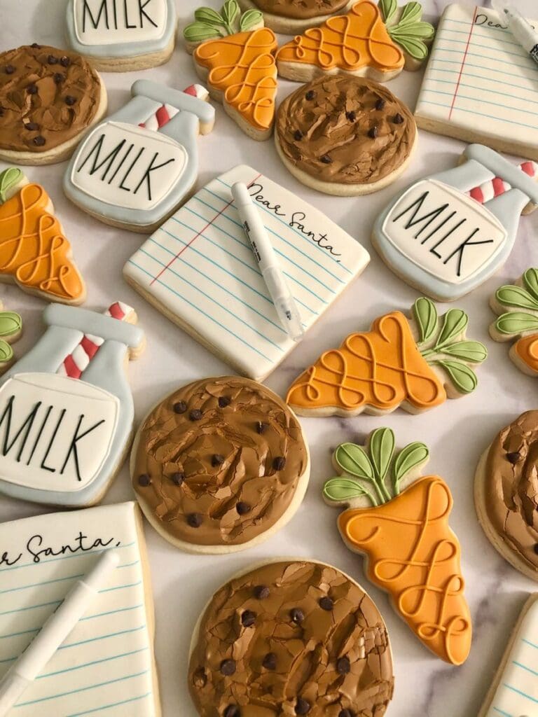 santas milk and cookies santas milk and cookies
