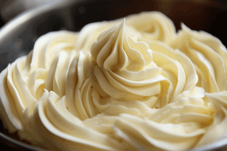 Cream Cheese Frosting. Cream cheese frosting for cakes and cupcakes with smooth, rich texture perfect for decorating and flavor enhancement in baking.