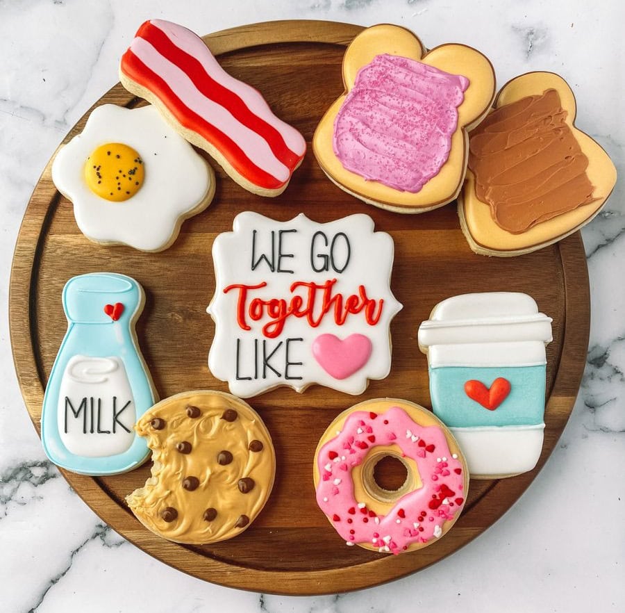 Decorative cookies for baking, cake decorating, and sweets supplies, perfect for special occasions and dessert table setups. High-quality, colorful iced cookies from Over the Top Cake Supplies.