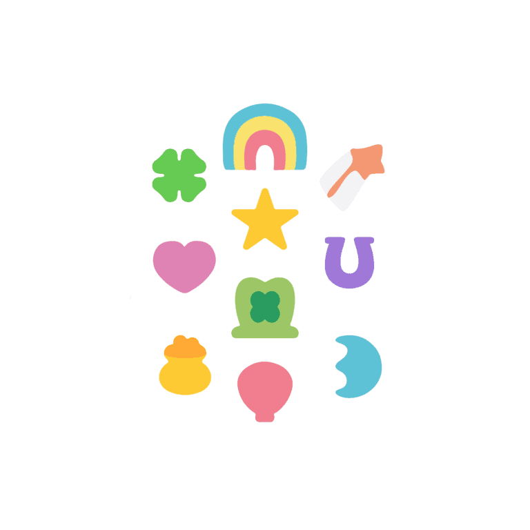 Colorful cake toppers for decorating cakes and cupcakes, featuring stars, hearts, rainbows, shamrocks, and more. Perfect for birthdays, parties, and celebrations. Made of high-quality edible materials.