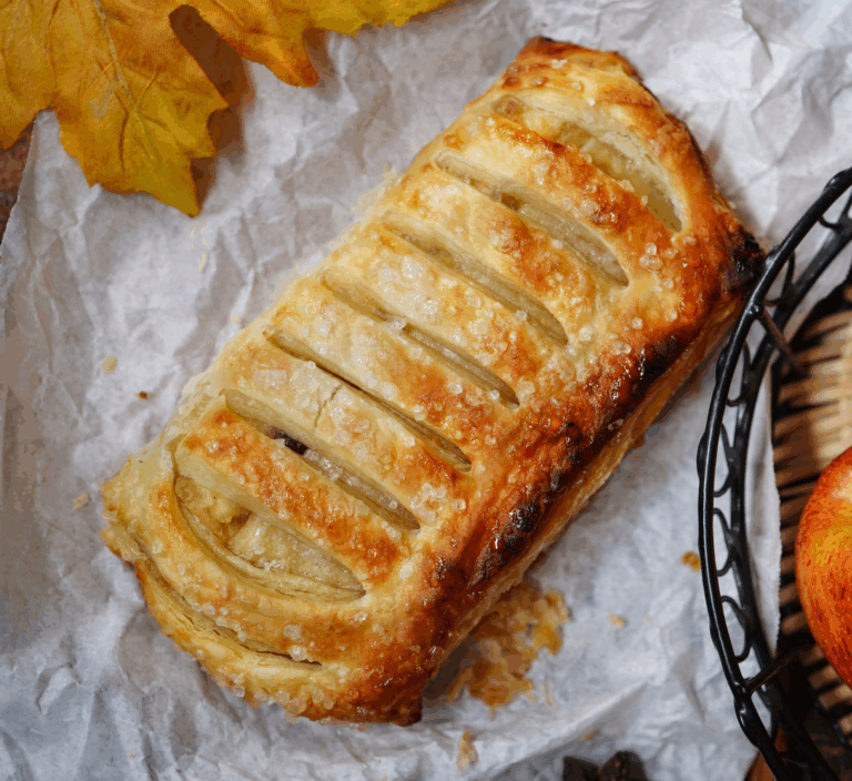 apple strip puff pastry