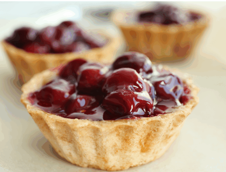 cherry mascarpone tarts