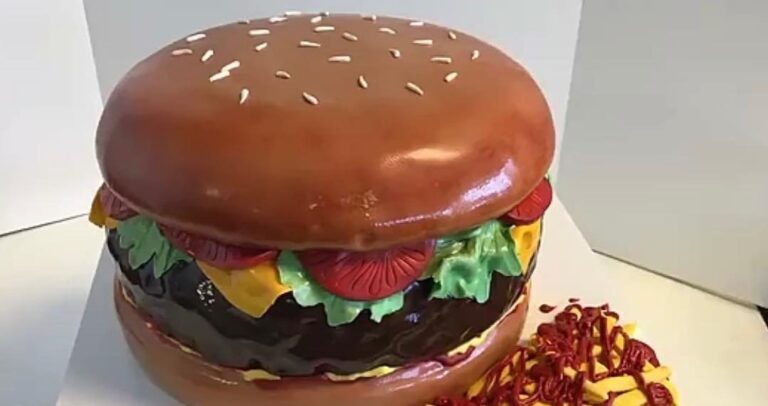 hamburger cake hamburger cake