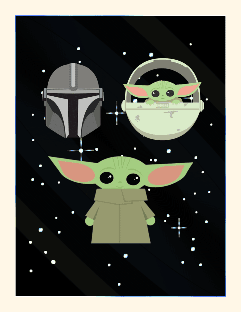 Star Wars Mandalorian Cookies Mandalorian and Baby Yoda cookies inspired by Star Wars, perfect for themed cake decorating and cookie supplies. Ideal for Star Wars fans and cake decorators.