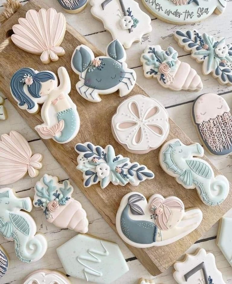 Over the Top Cake Supplies - Sea-Life themed cookies for cake decorating and baking.