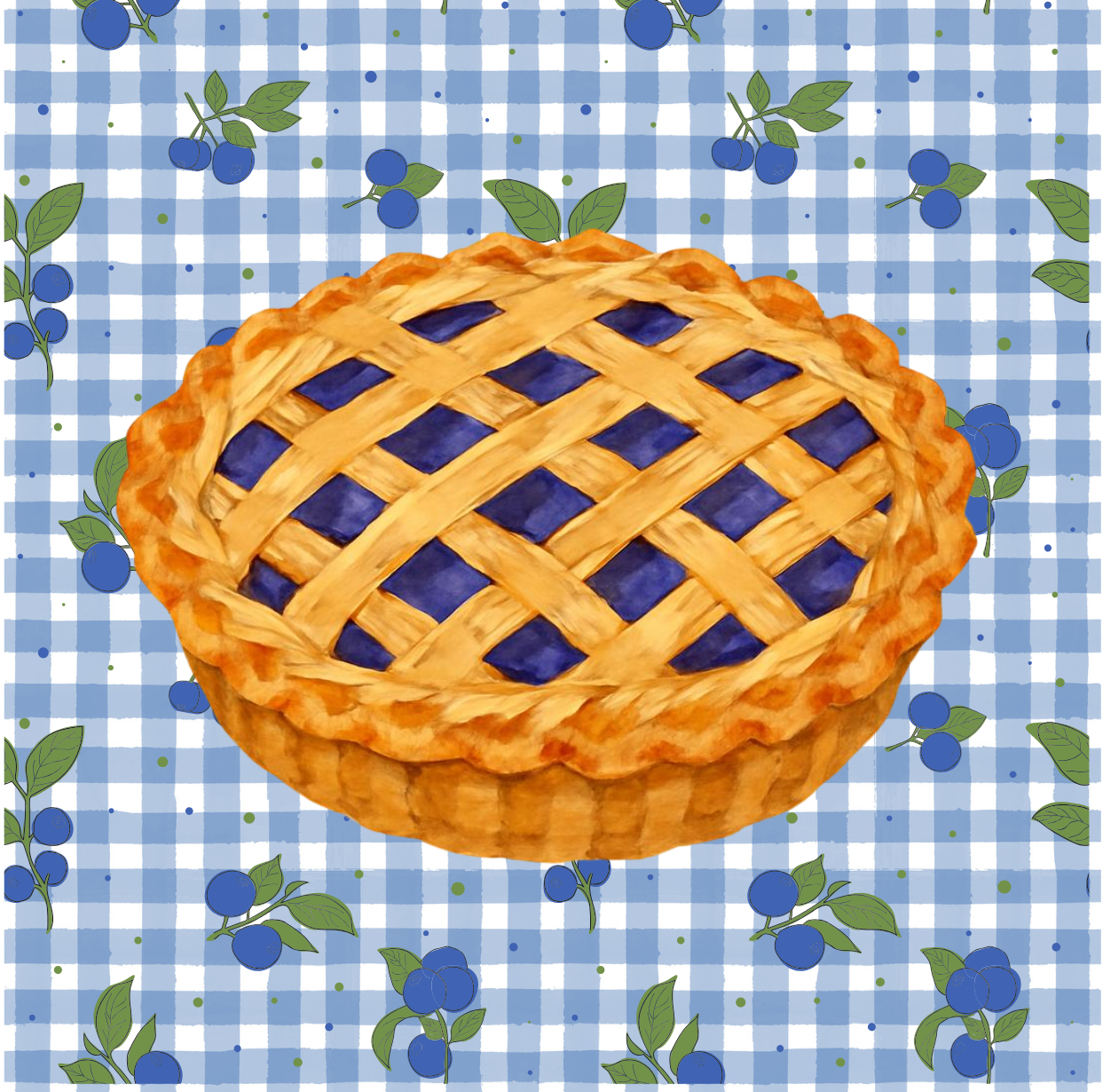 blueberry pie vintage cake web