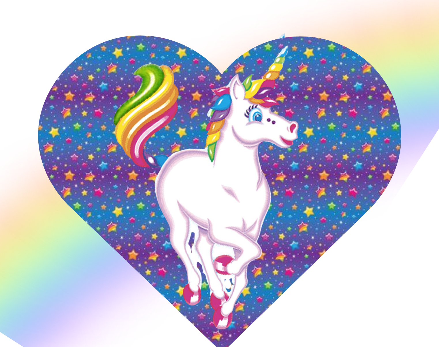 rainbow unicorn vintage cake web
