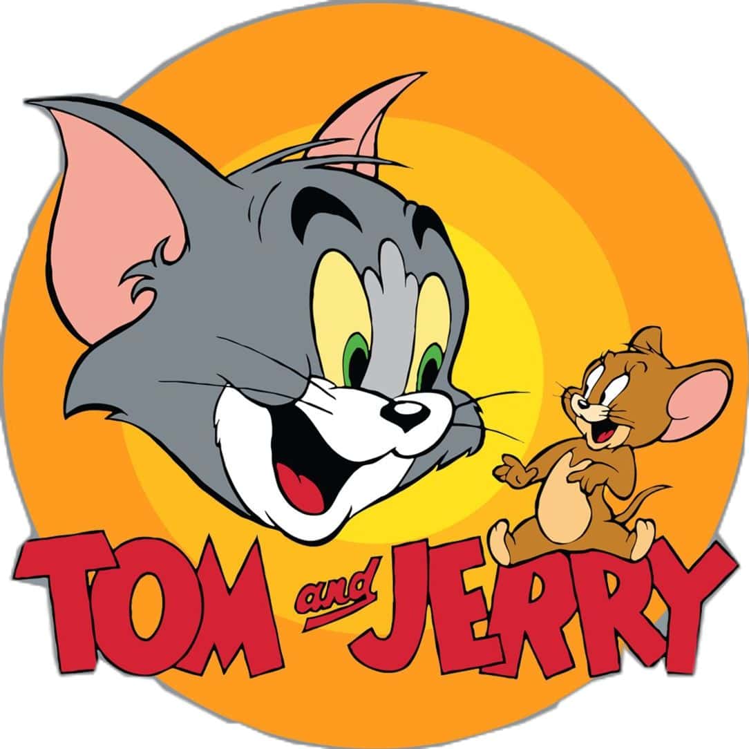 Colorful Tom and Jerry cartoon characters on a cake with vibrant background, perfect for Family Day celebrations.