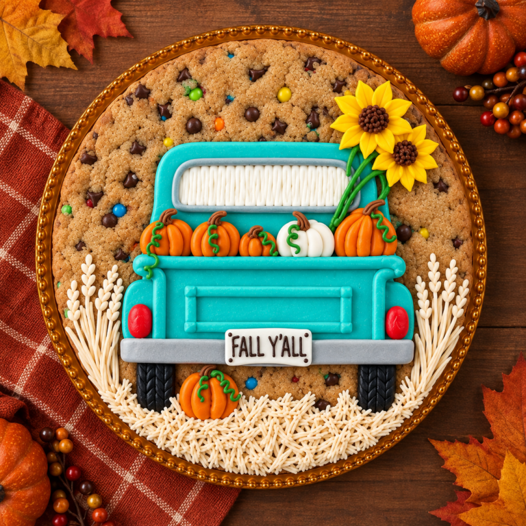 fall cookie cake